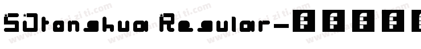 SJtonghua Regular字体转换